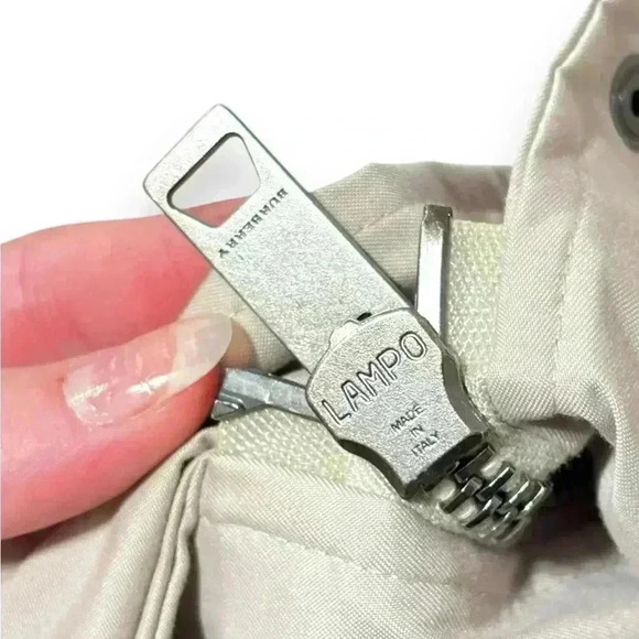 Burberry Women's Camel Hair Wool Removable Winter Liner Tan Trench Coat Size 14 - Picture 12 of 16